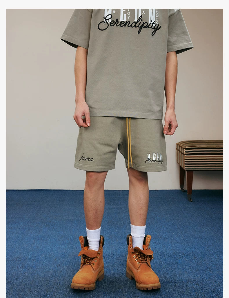 Metroline Drop-Crotch Sweat Shorts