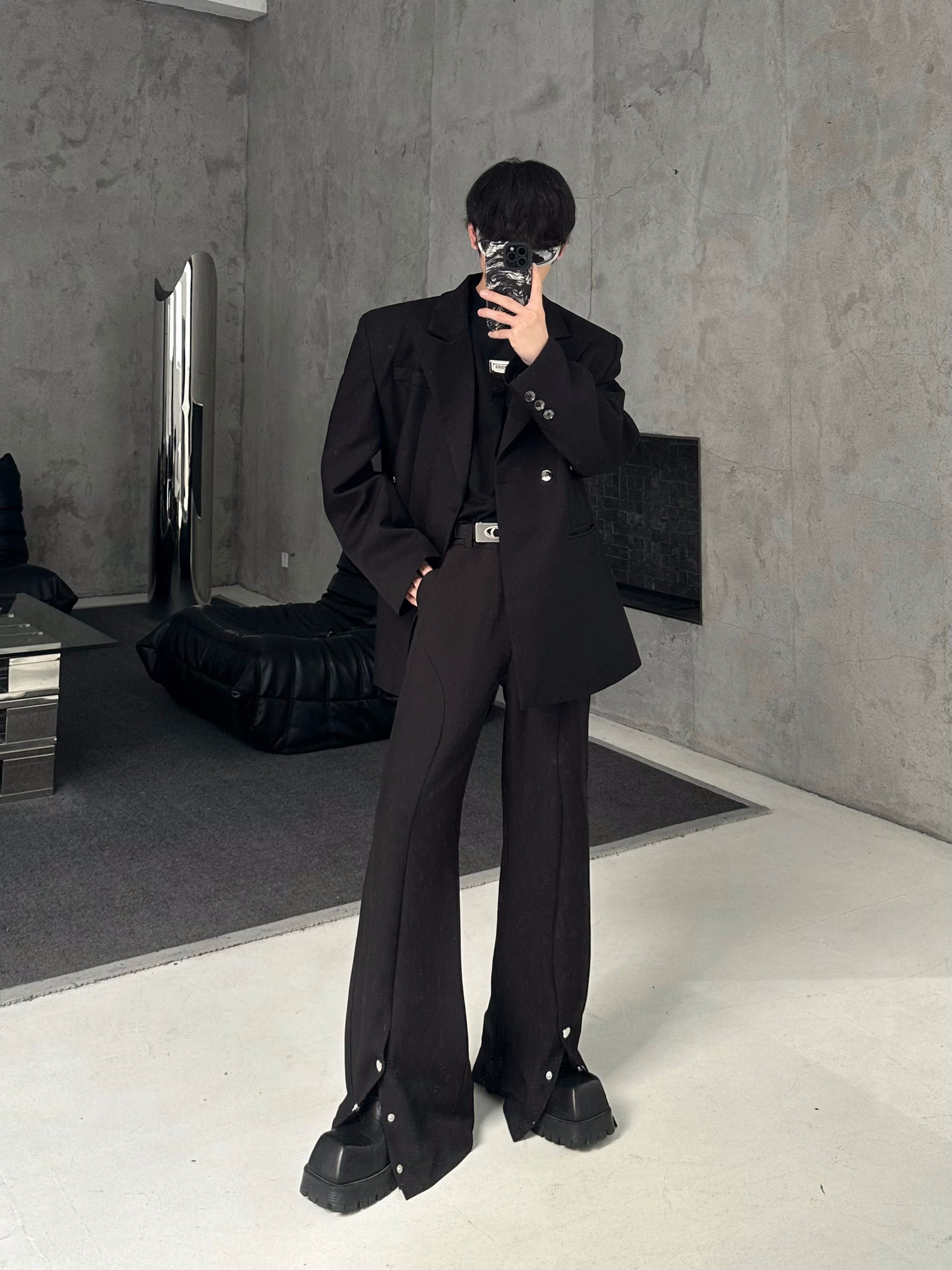 Onyx Apex Structured Blazer