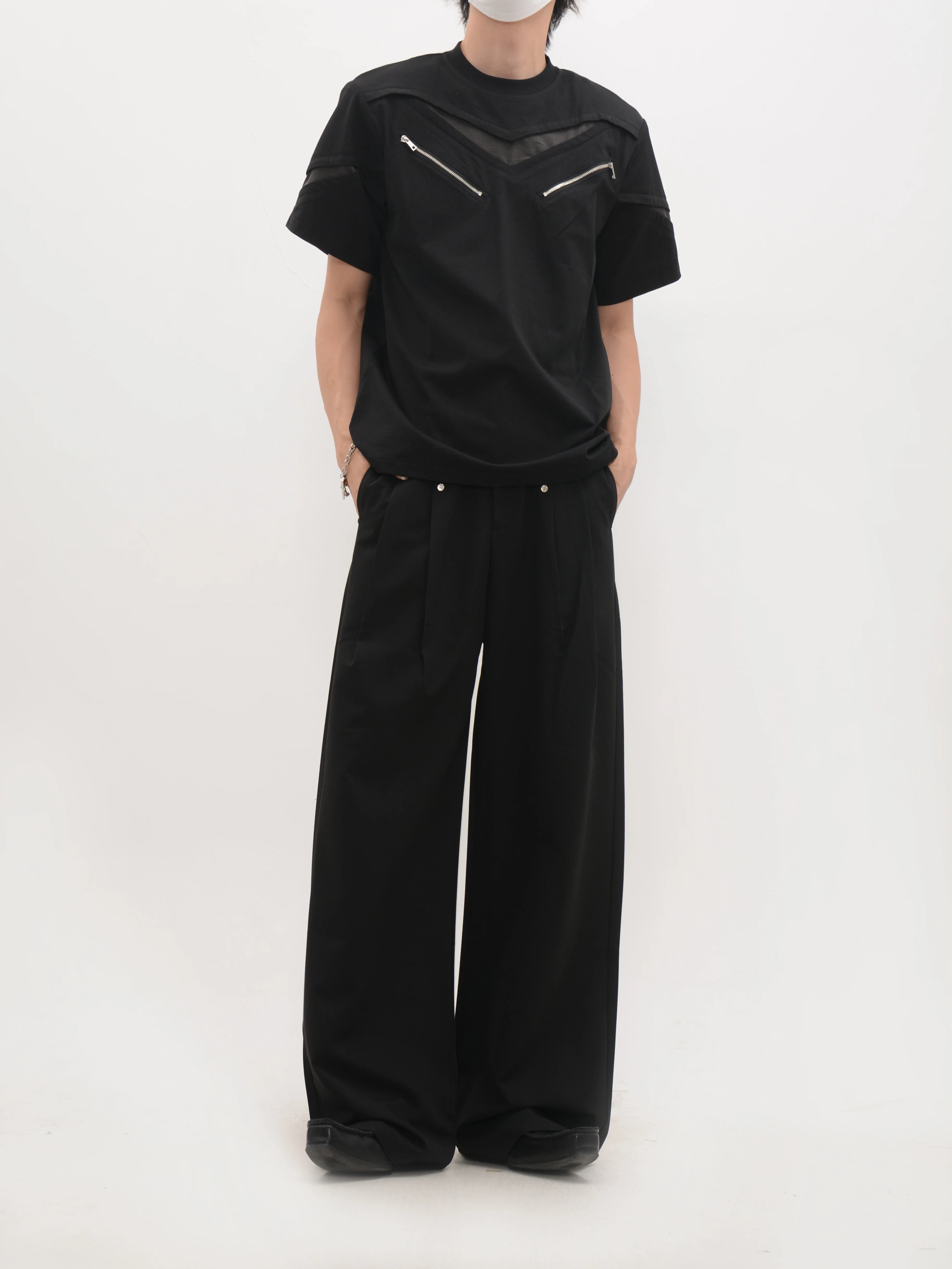 Vector Zip Panel Tee