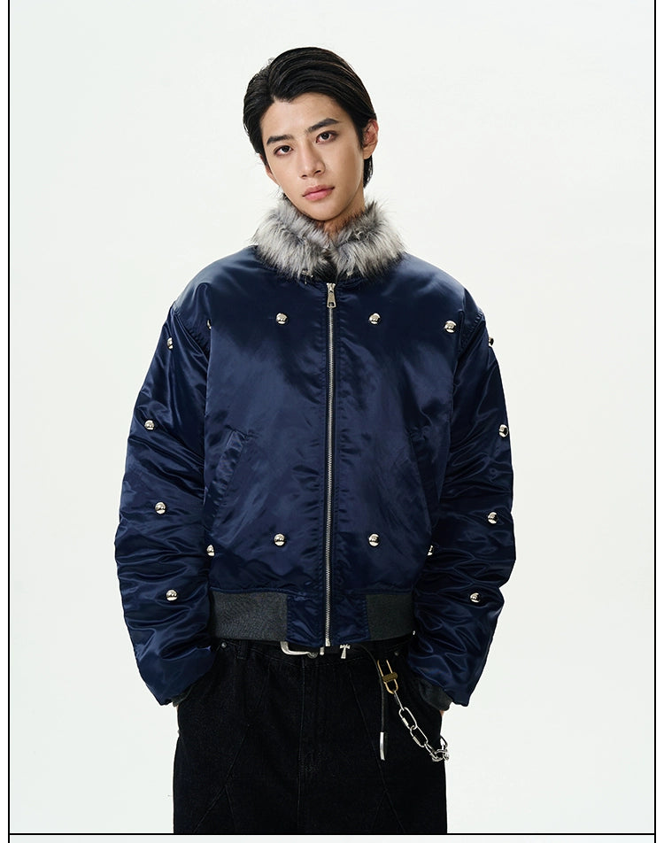 Frosted Orbit Bomber Jacket