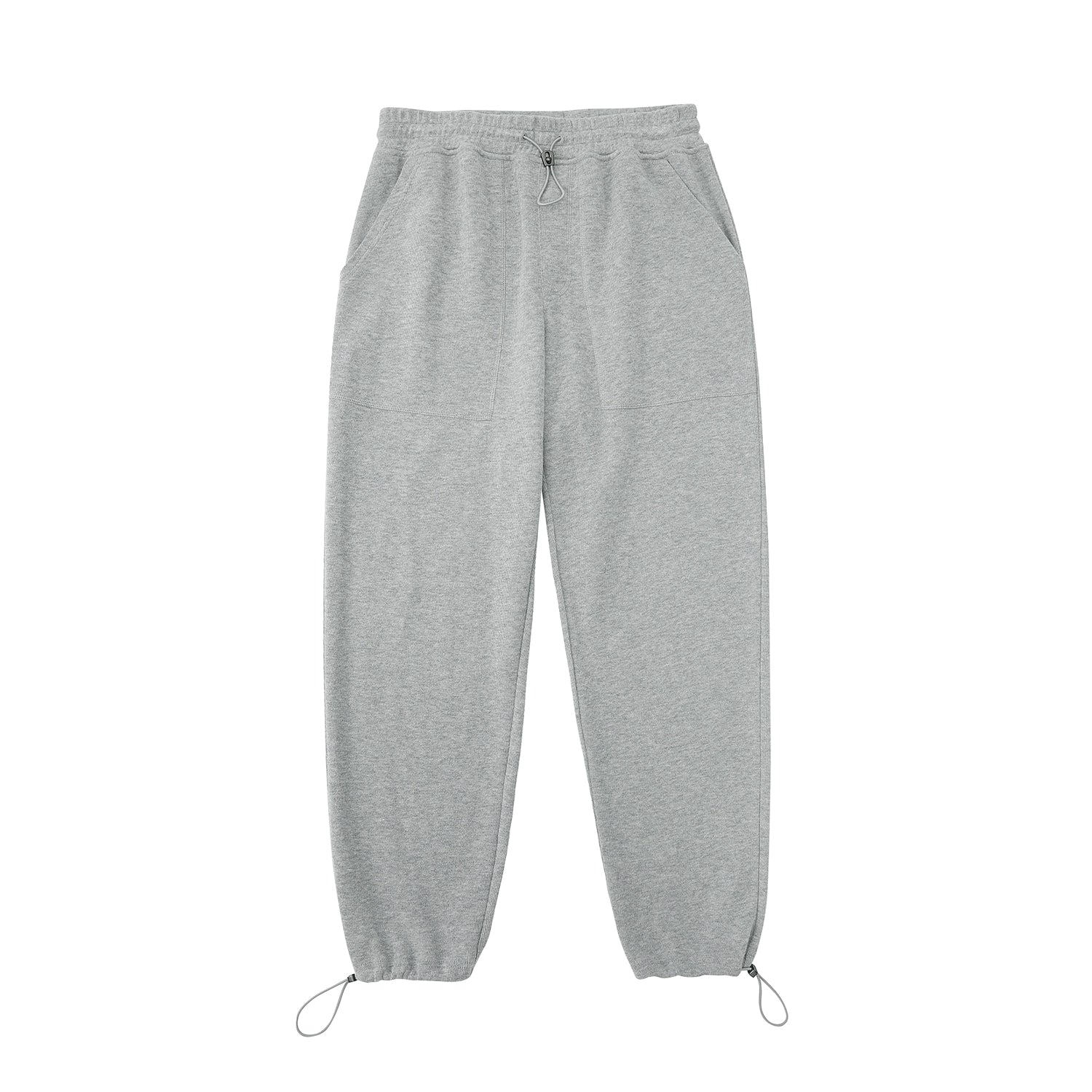 Drawstring Wide-Leg Athletic Pants