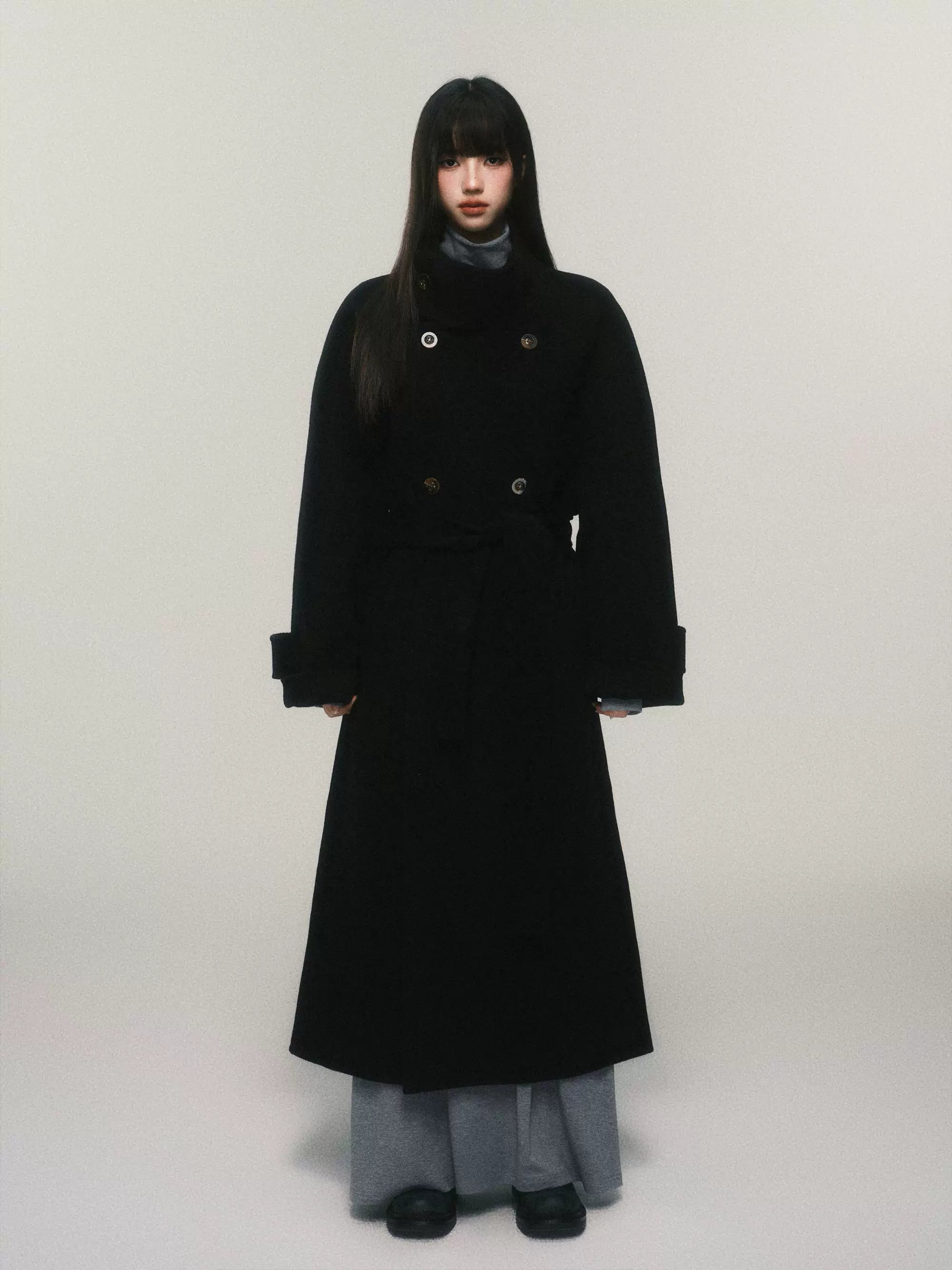 Fogbound Regent Belted Trench Coat
