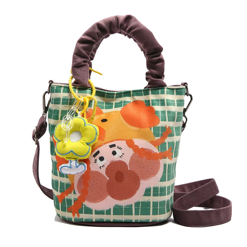 Giggles & Bows Cartoon Tote