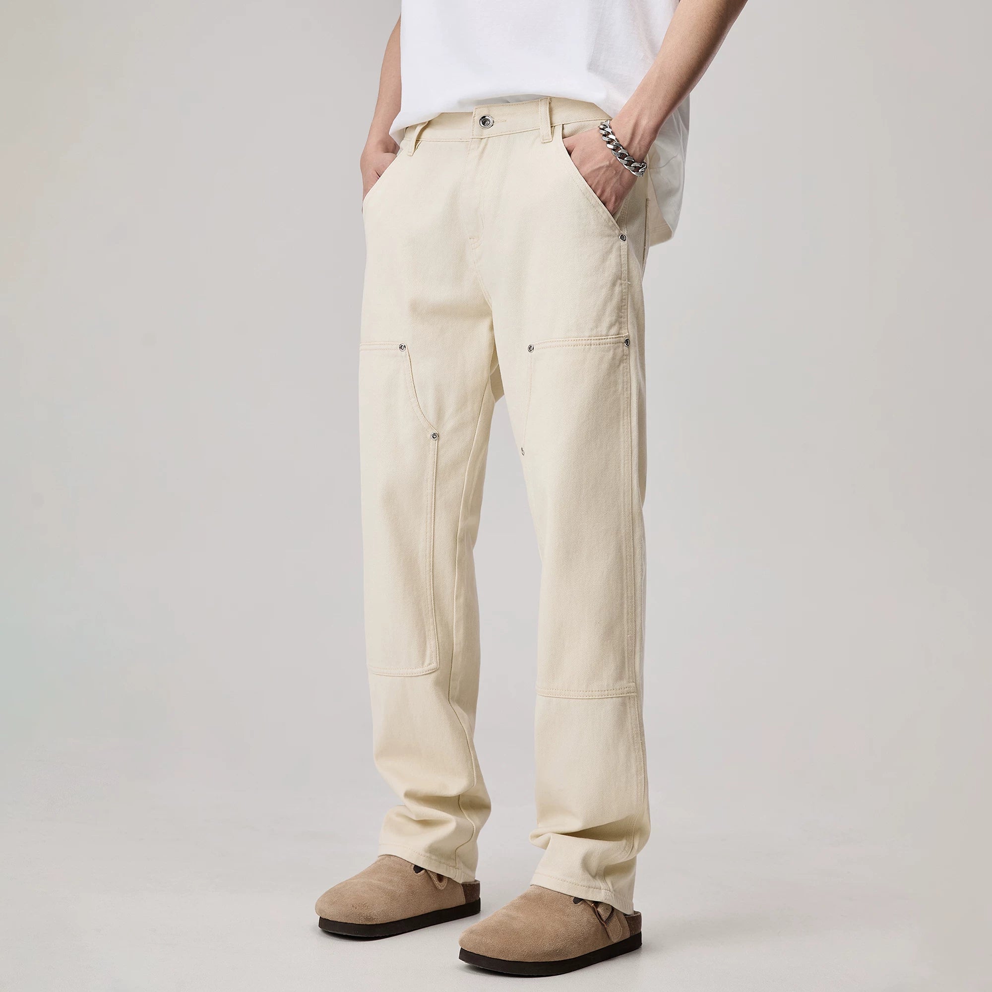 Rivetline Straight Carpenter Pants