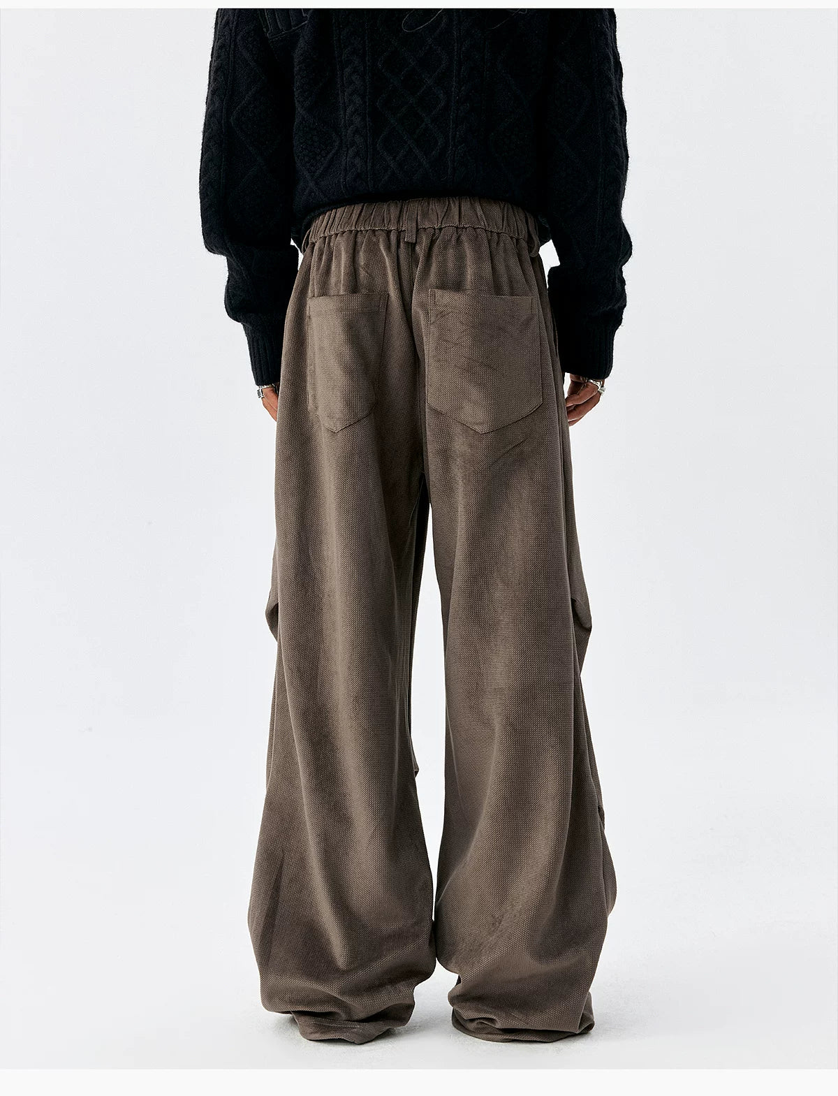 Archive Pleated Wide-Leg Trousers