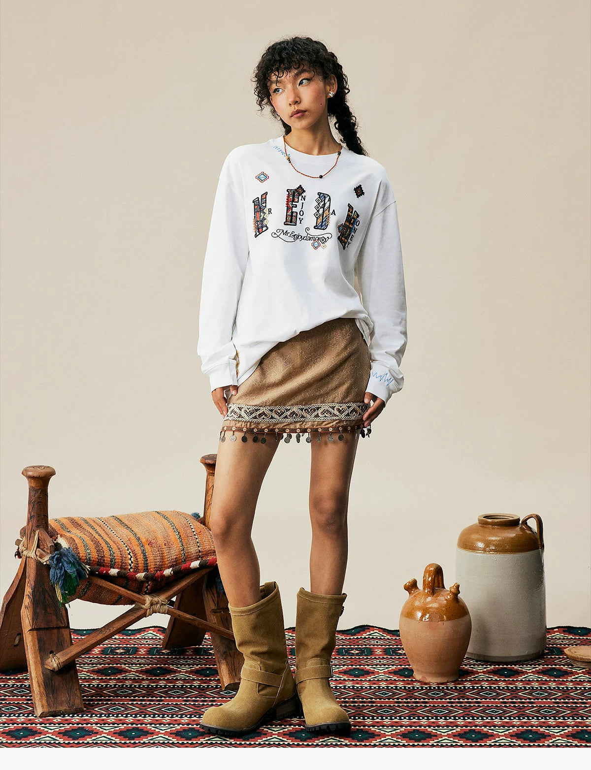 Nomad Mosaic Oversized Sweatshirt