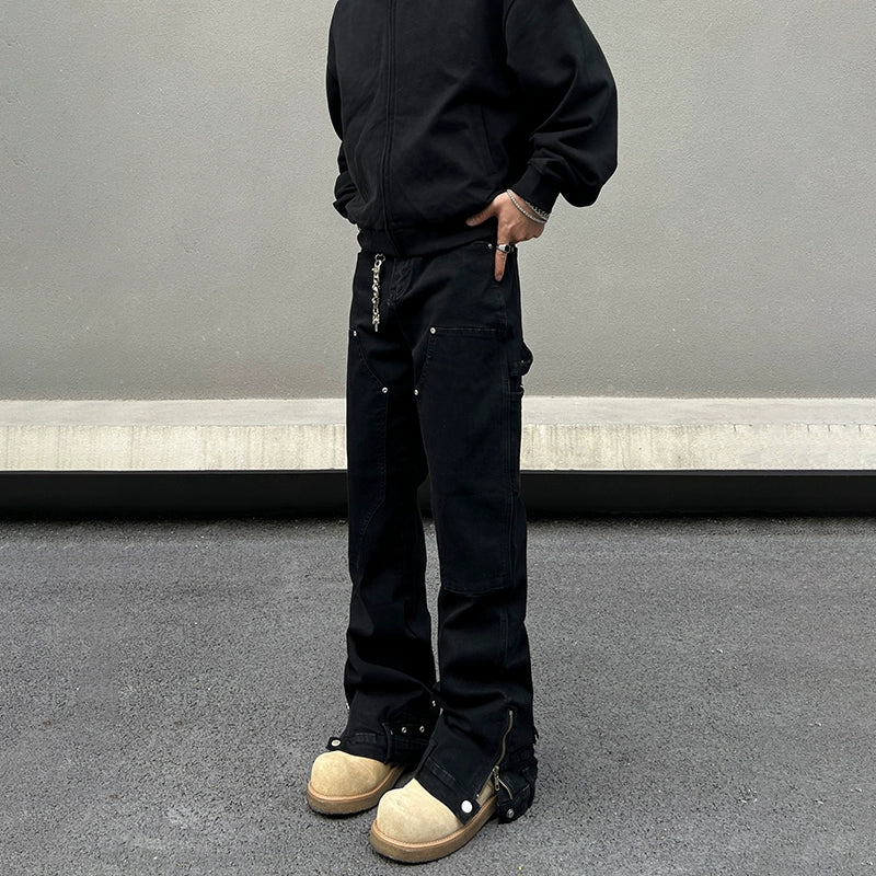 Midnight Rivet Tech Cargo Pants