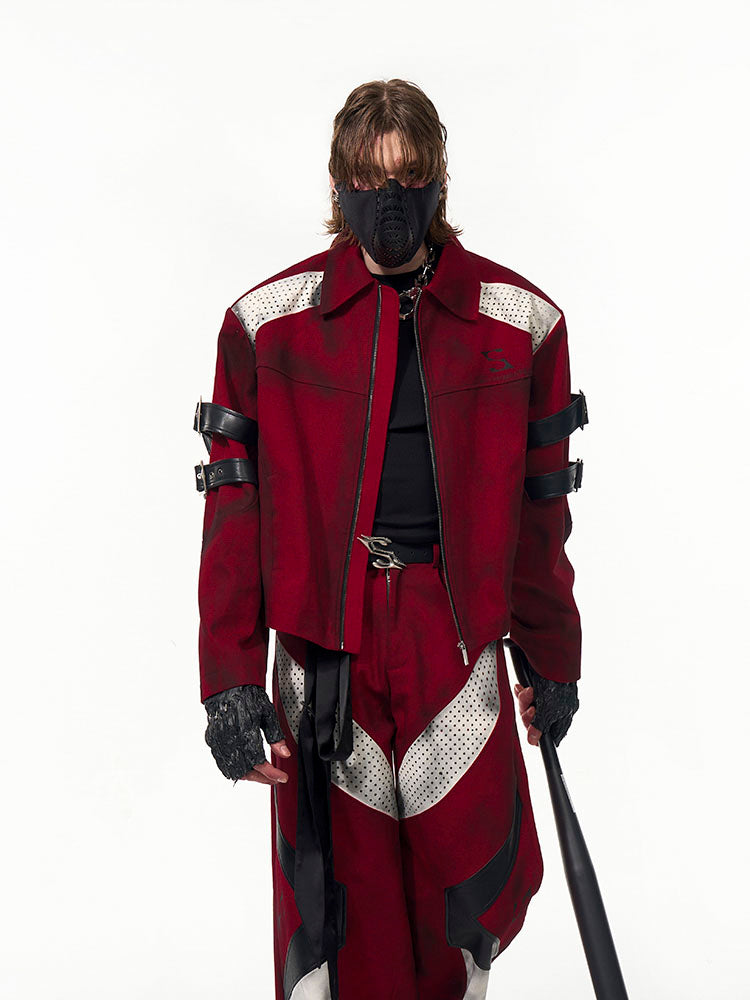 Tactical Racing Jacket and Jeans Setup