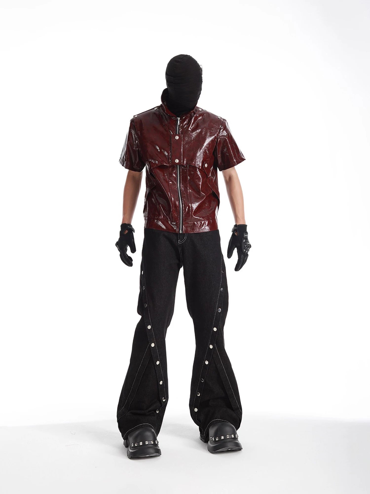 Phantom Patent PU Leather Jacket