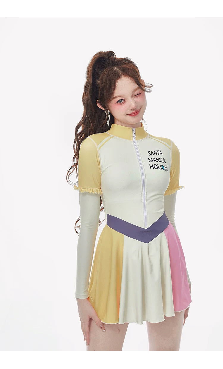 Parfait Carnival Zip Skater Swimsuit