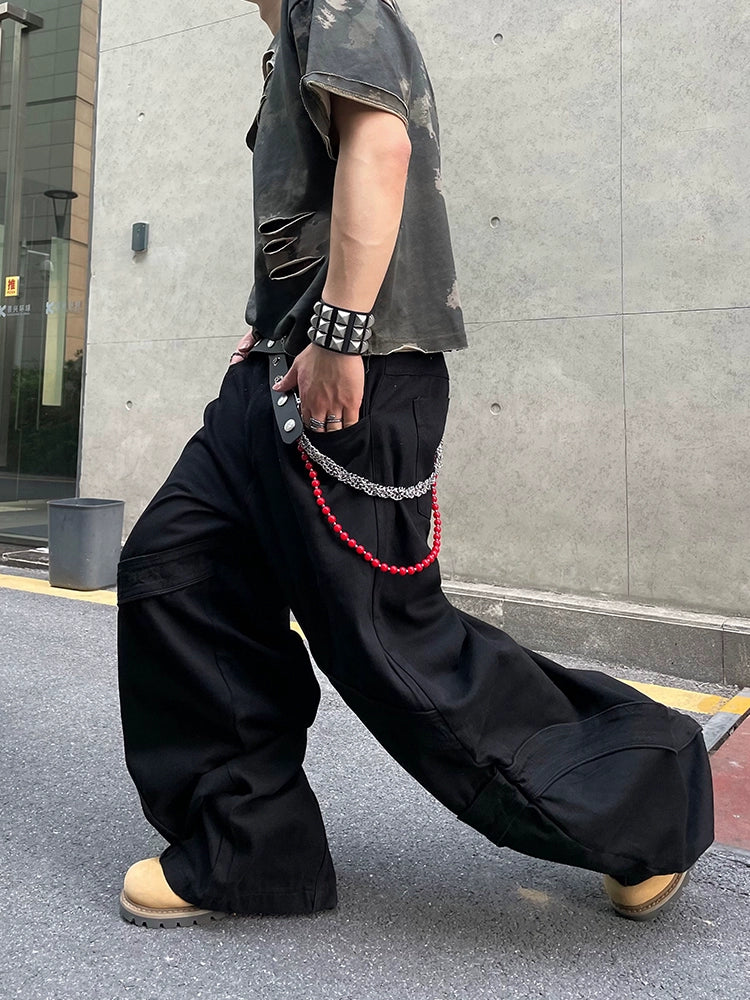Vintage Baggy Black Streetwear Jeans