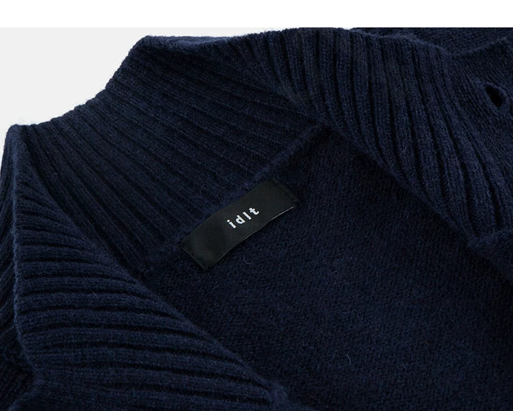 RWS Loft Stand-Collar Wool Cardigan