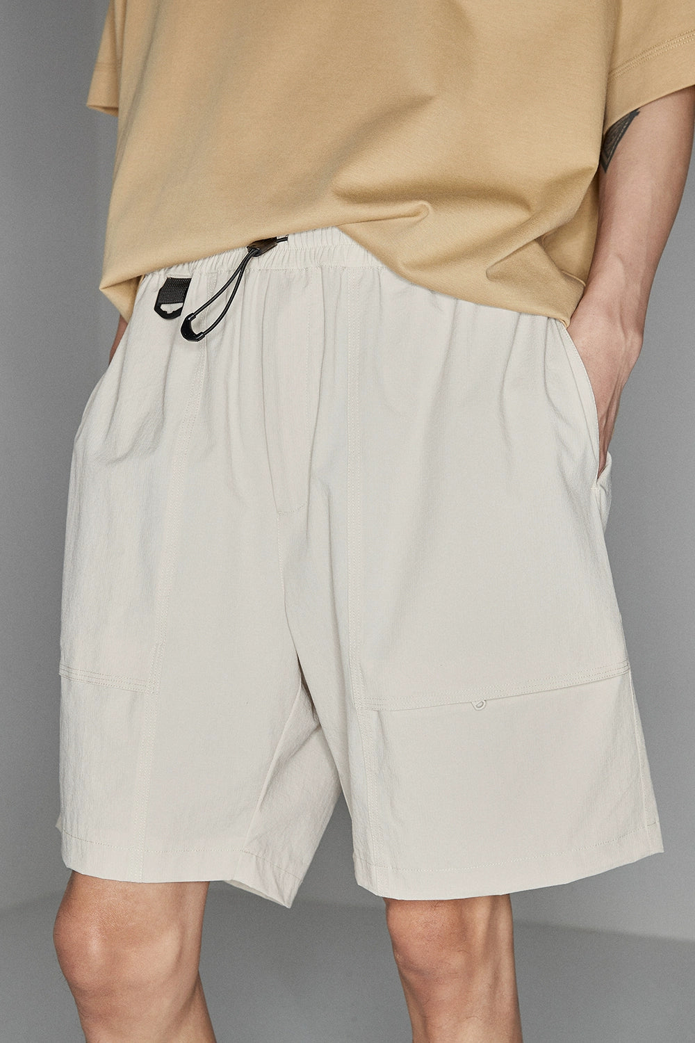 Drawstring Chino Shorts