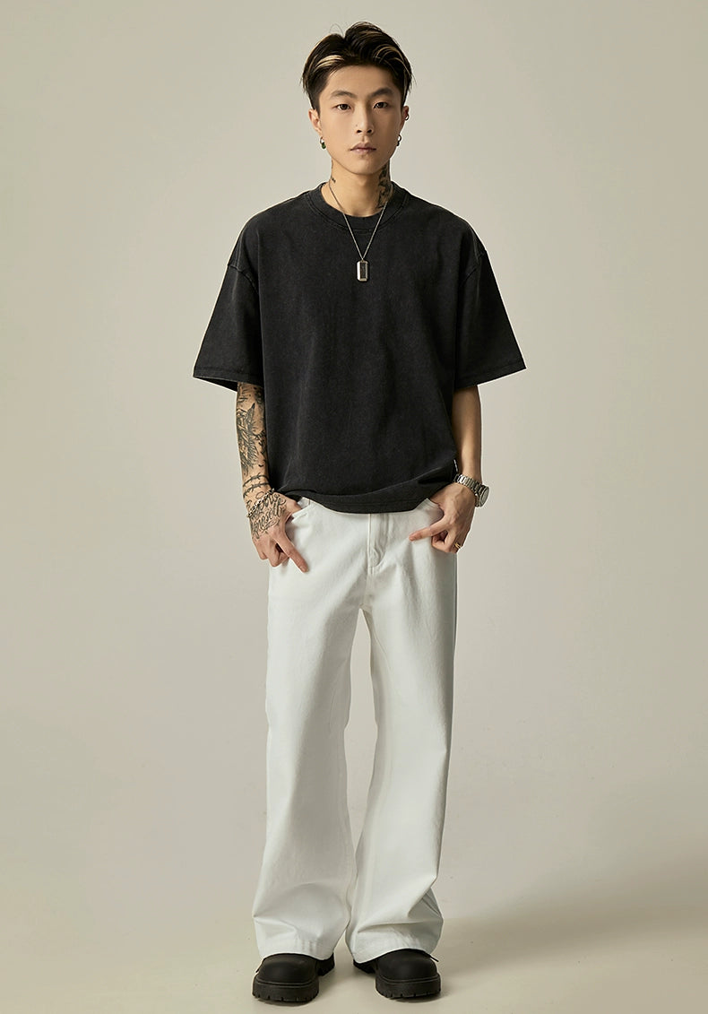 Ivory Current Ultra-Wide Jeans