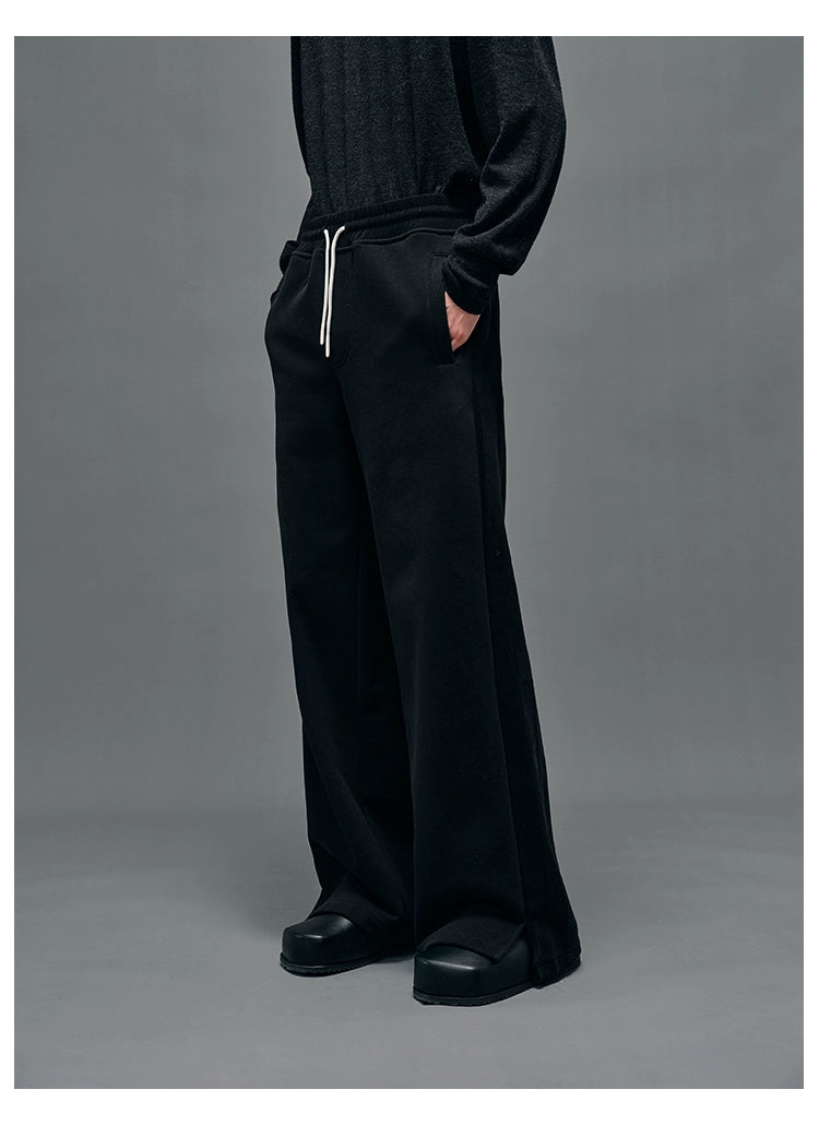 Panel Structural Sweatshirt & Athletic Pants Set