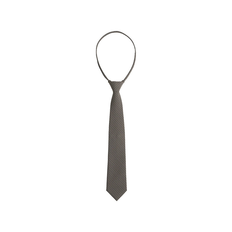 Classic Grey Striped Tie