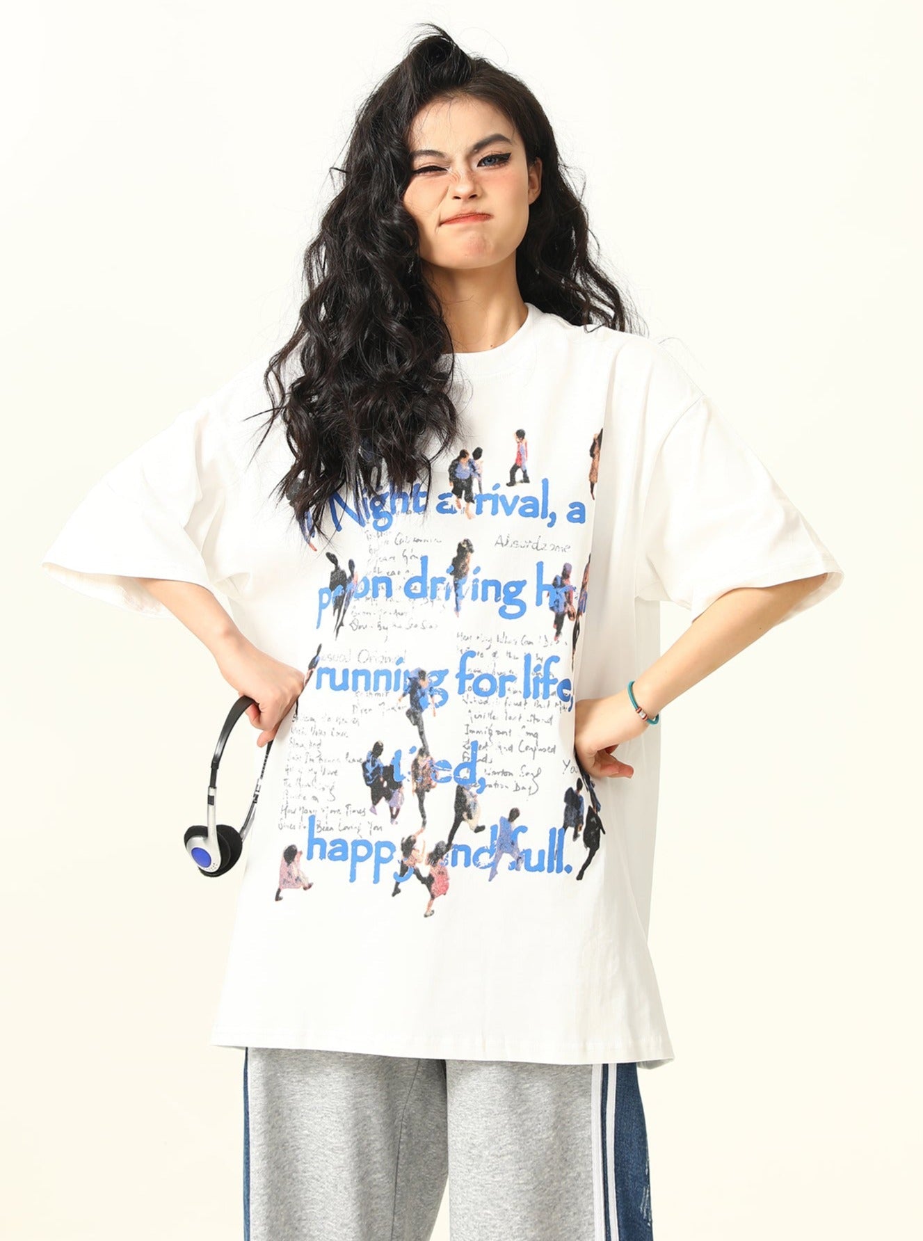 Streetwear Graphic Design Oversized T-Shirt