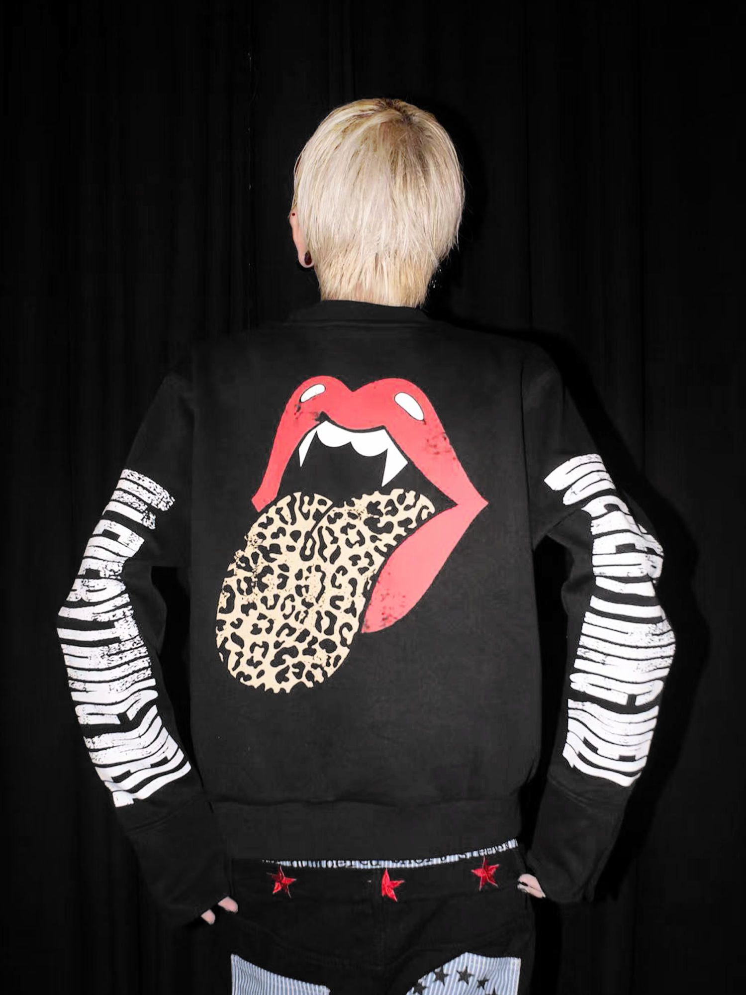Leopard Fang Rebel Tongue Sweatshirt