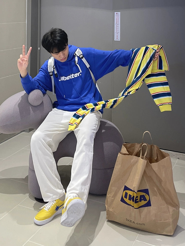 화이트 스트레이트 와이드 레그 진