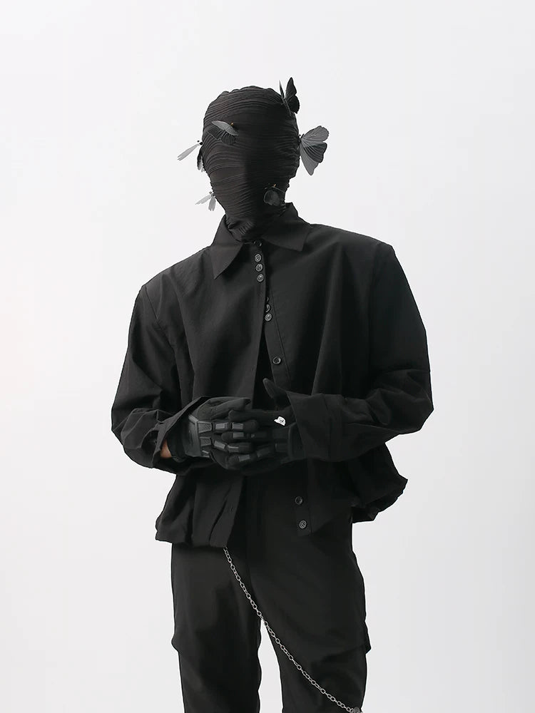 Wingveil Cropped Poplin Shirt