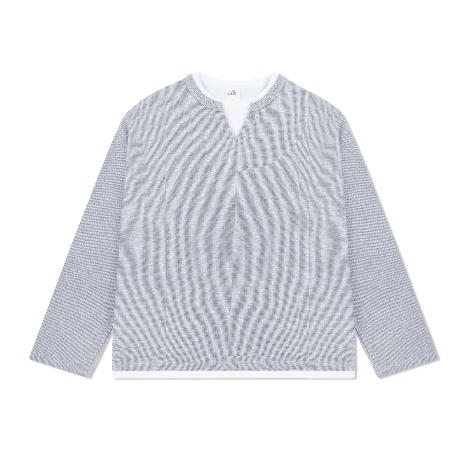 Layernotch Waffle Long Sleeve Tee