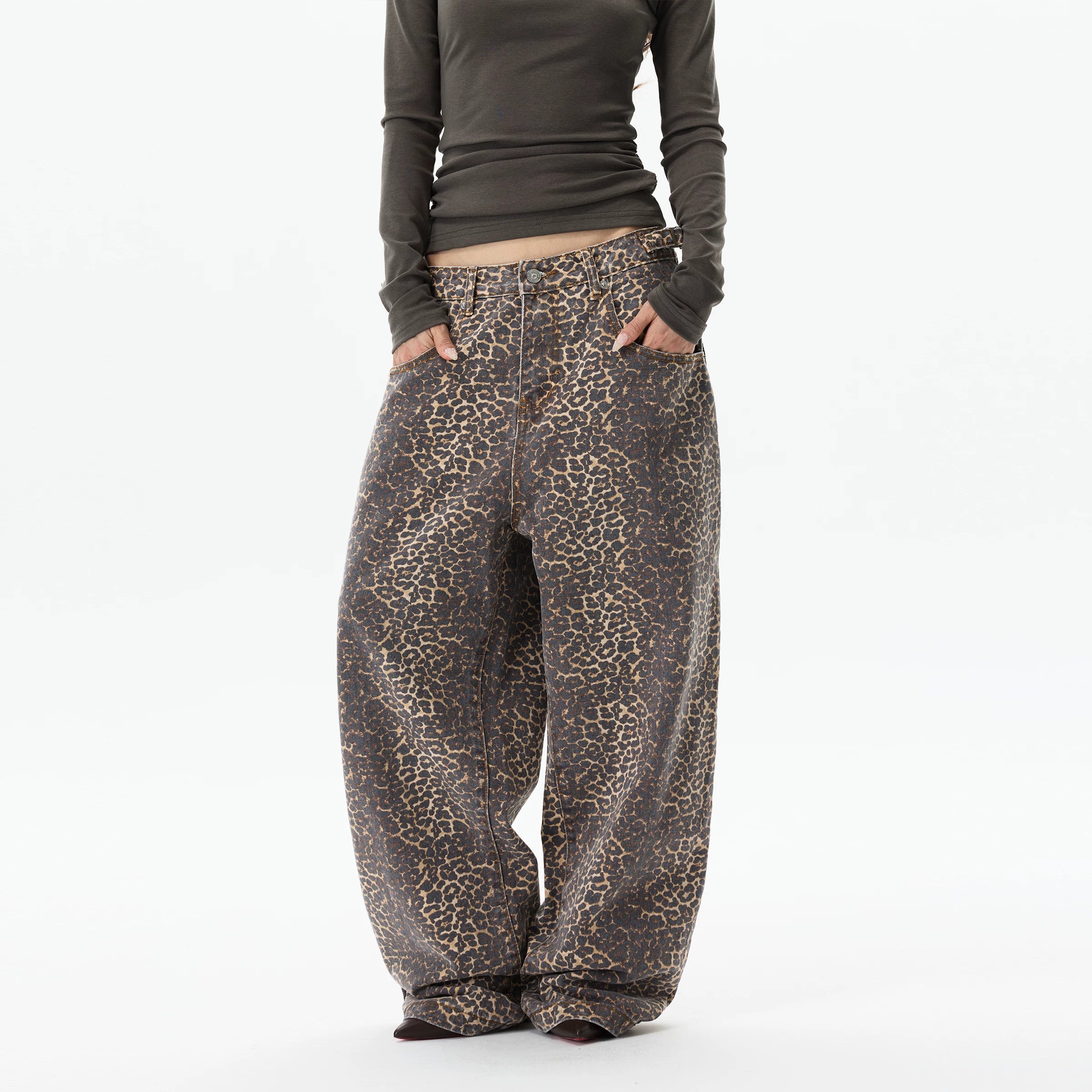 Savannah Drift Leopard Jeans