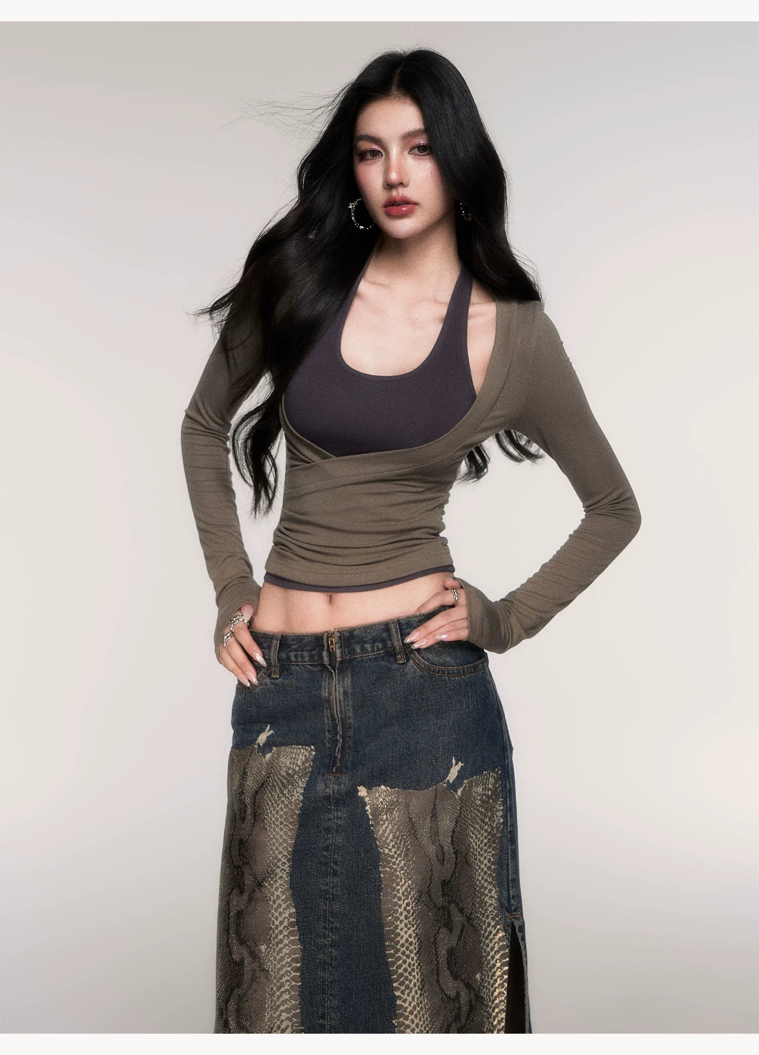 Mirage Wrap Layer Top