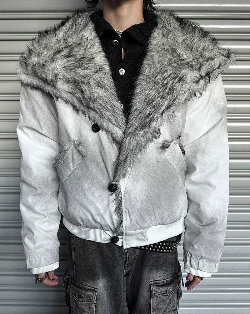 Frostbite Revenant Faux-Fur Aviator Jacket