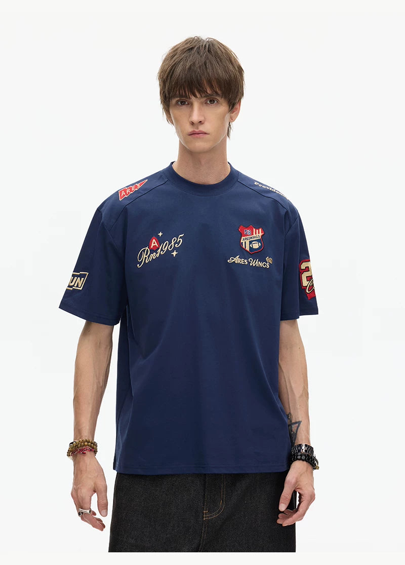 Ares Wings Racing Crest Tee