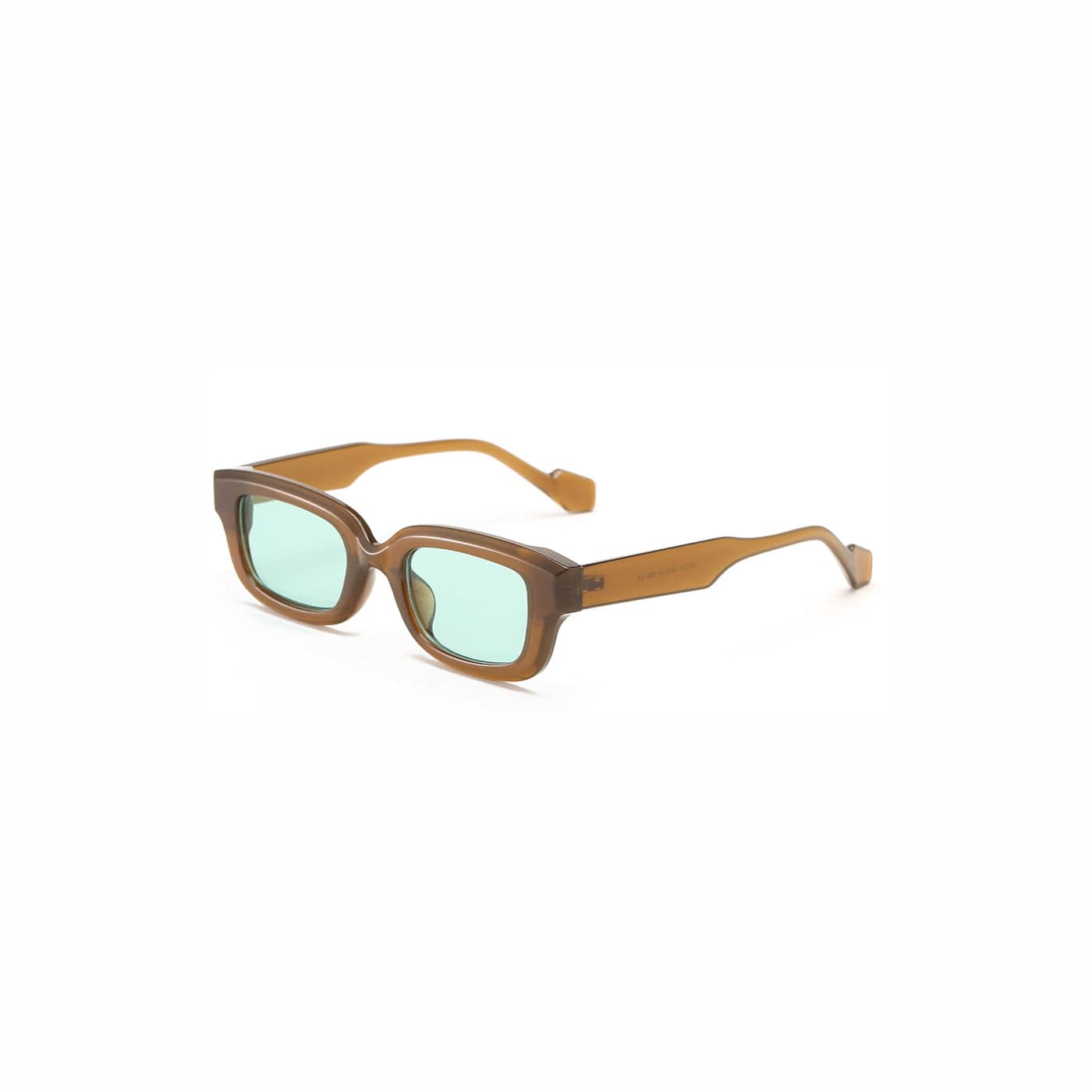 Thick Rectangle Vintage Statement Sunglasses