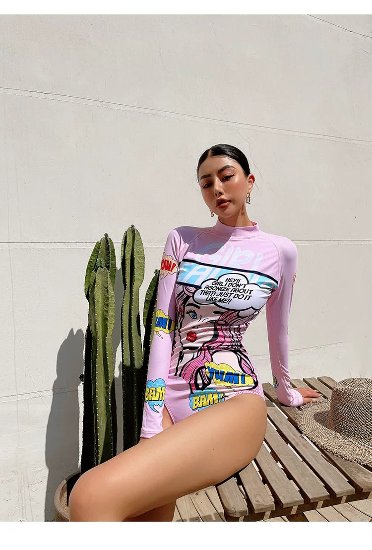 Bubble Pop Comic Surf Suit