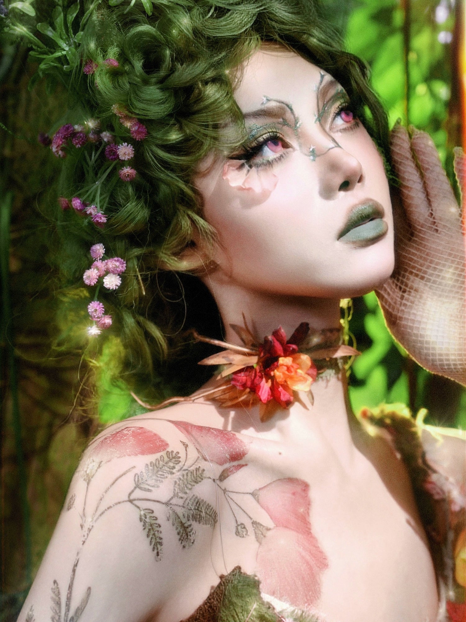 Simulation Flower Collar