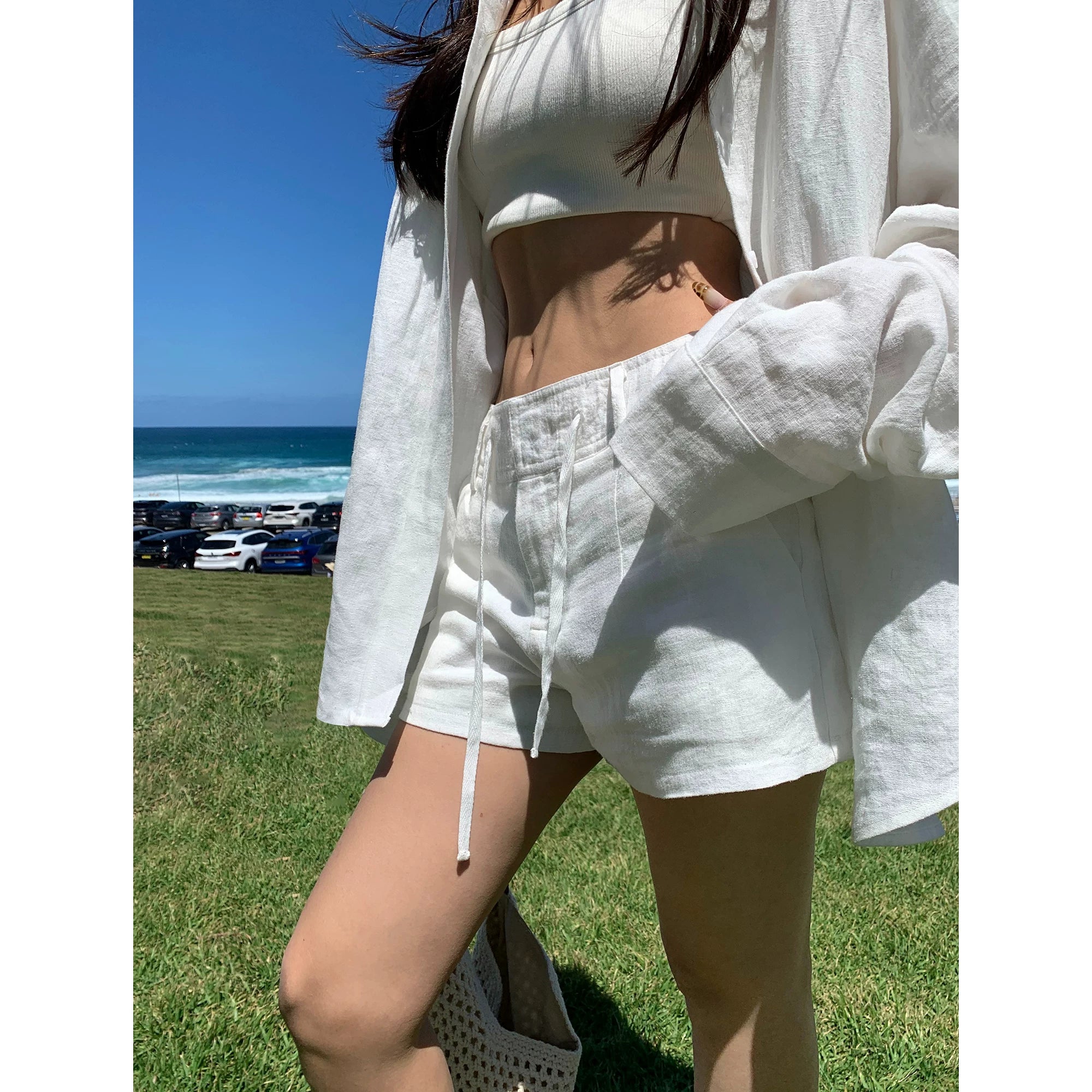 Harbor Breeze Oversized Linen Shirt