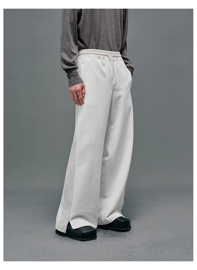 Panel Structural Sweatshirt & Athletic Pants Set