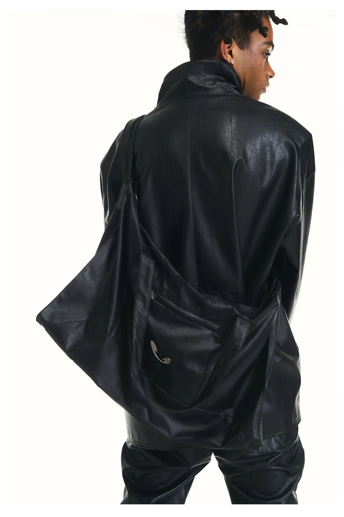 Slouchy Foldover Shoulder Tote Bag