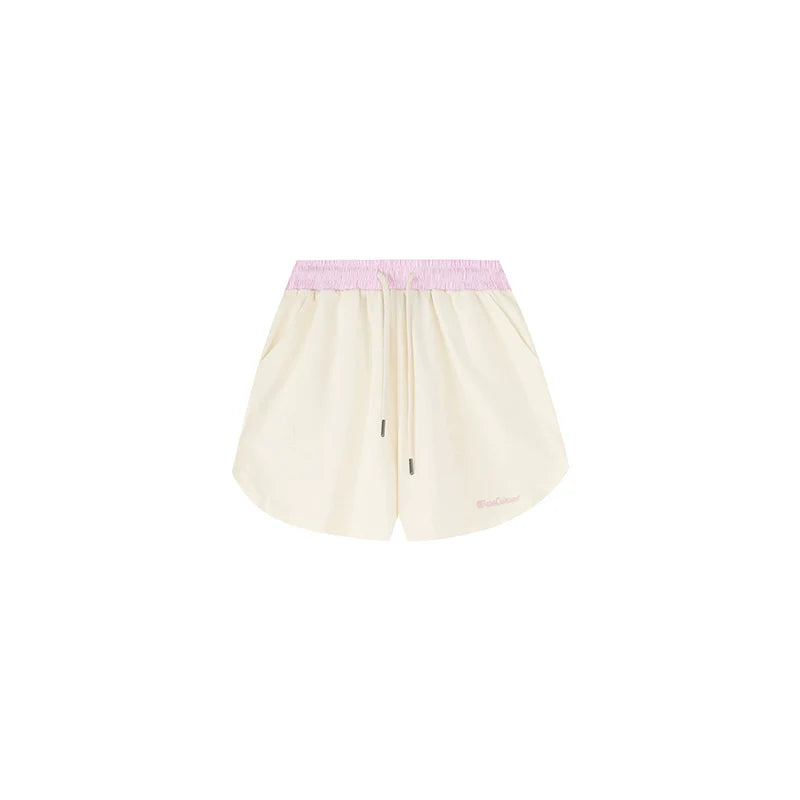 Striped Stitching Shorts - chiclara