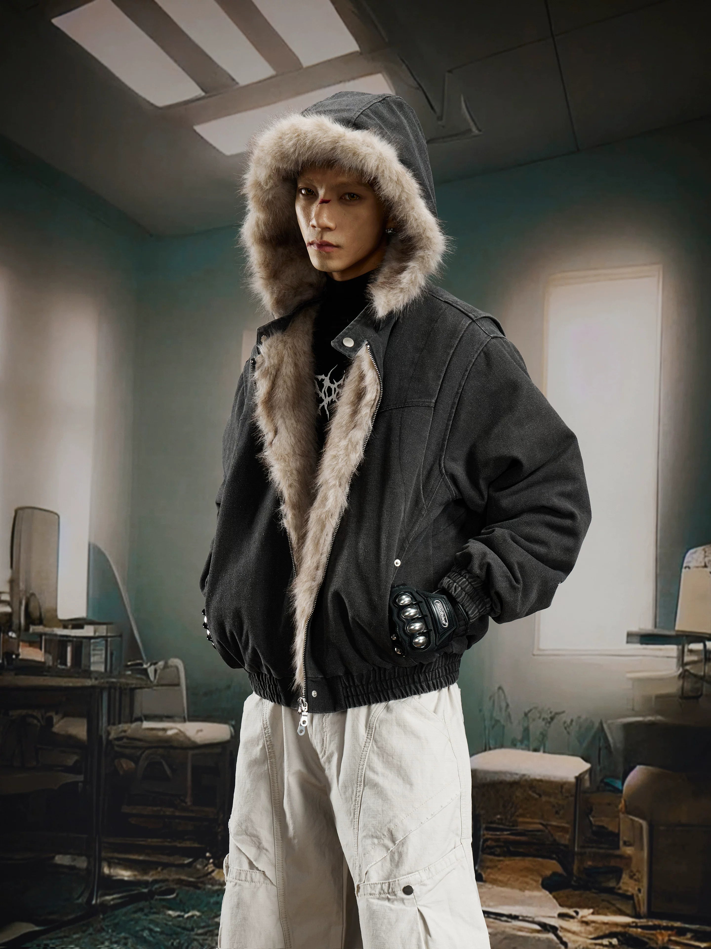 Frostlined Canvas Nomad Hooded Jacket