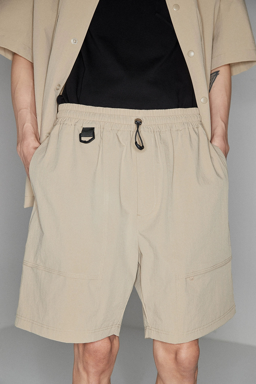 Drawstring Chino Shorts