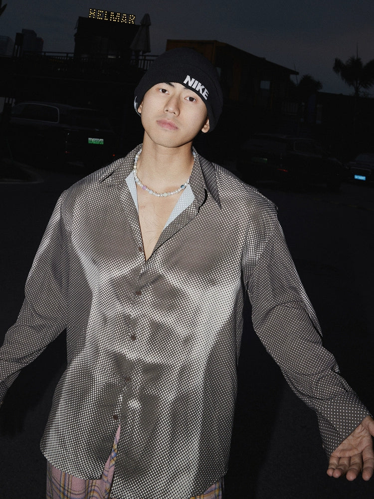 Muscle Optical Illusion Print Shirt