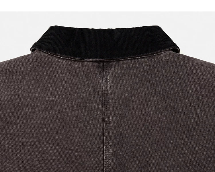 Two-Tone Quarry Collar Work Jacket