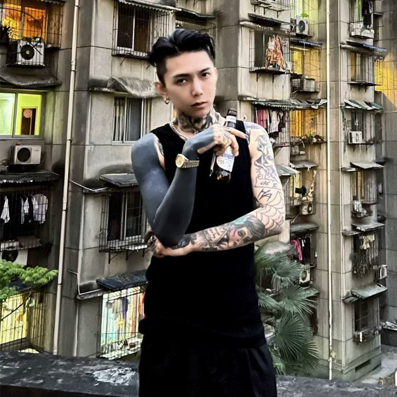 Midnight Gallery Ribbed Tank