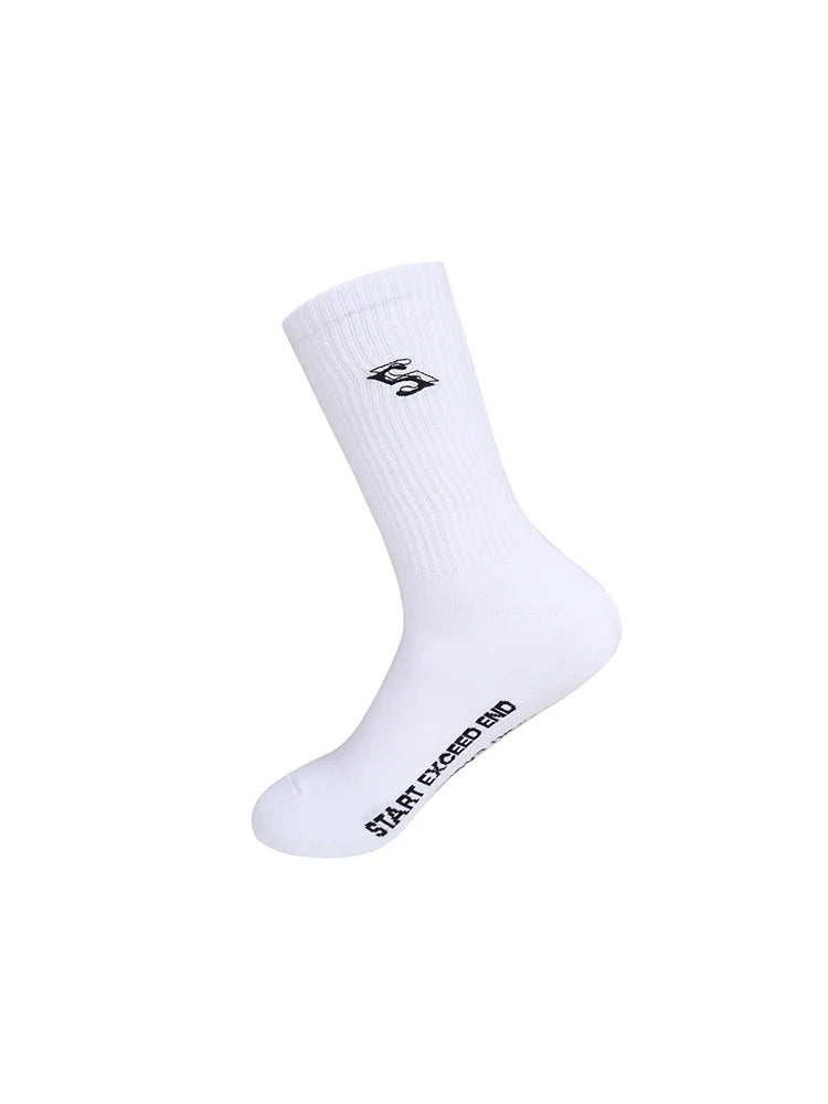 Embroidery Logo Athletic Crew Socks