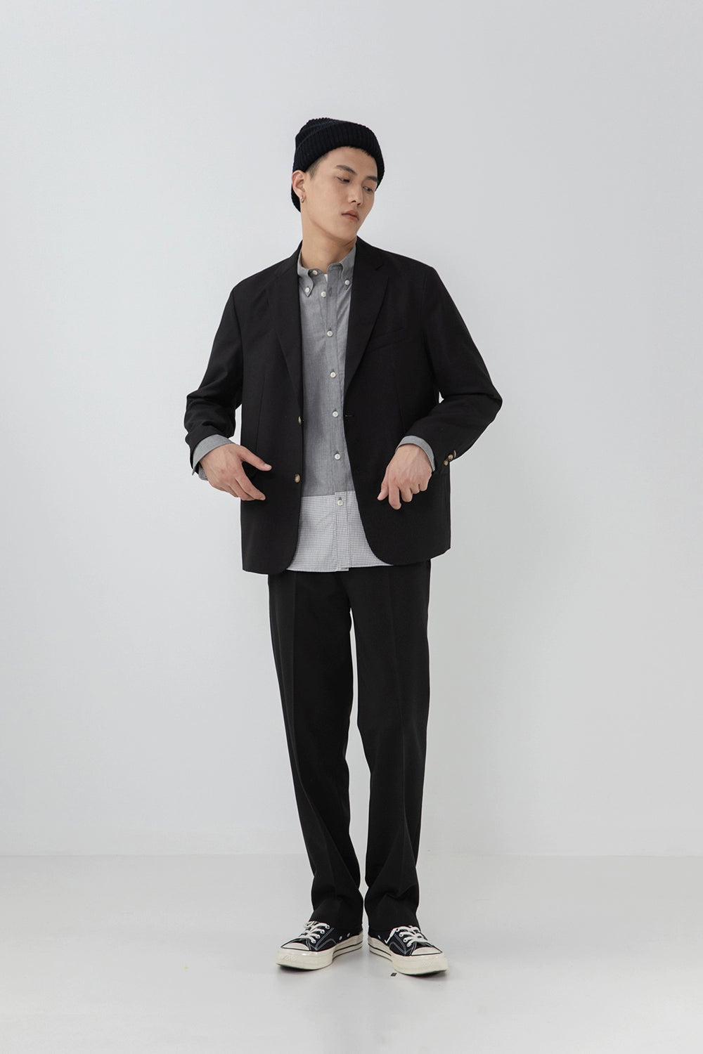 Split Hem Straight Pants