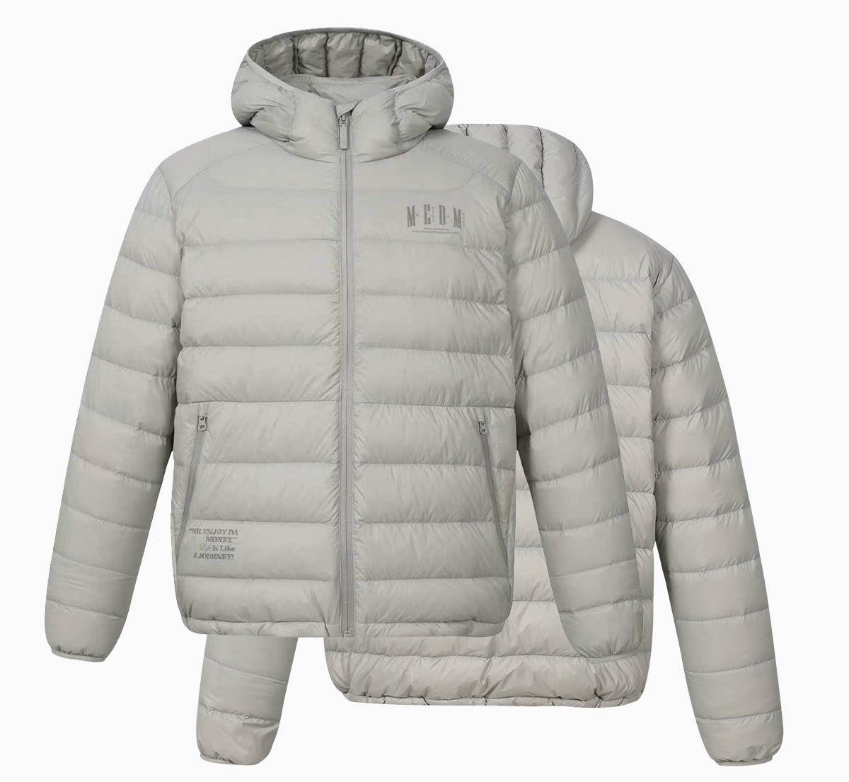 Ultra-Light Hooded Down Puffer Jacket