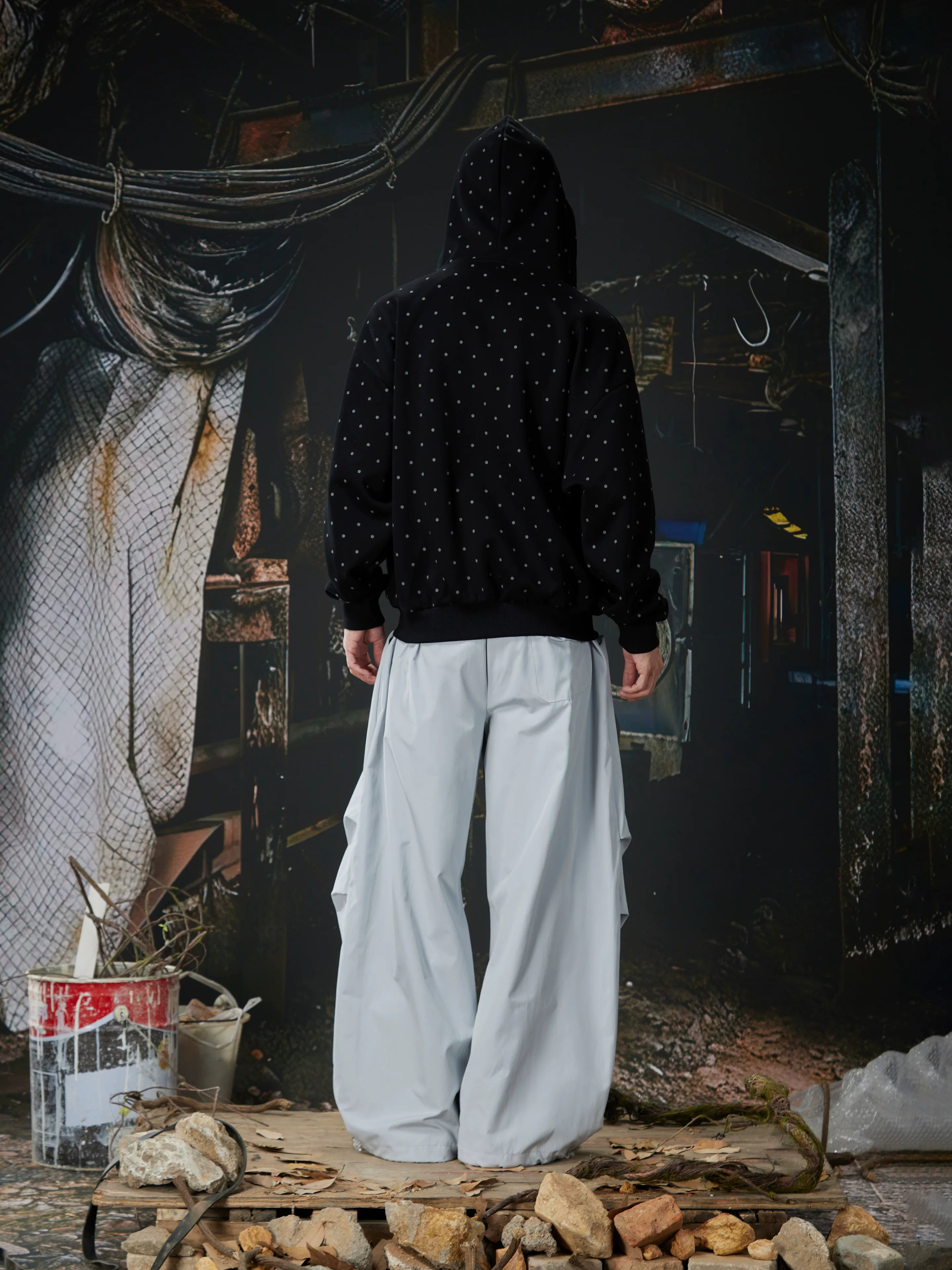 Rally Astro‑Stripe Track Pants