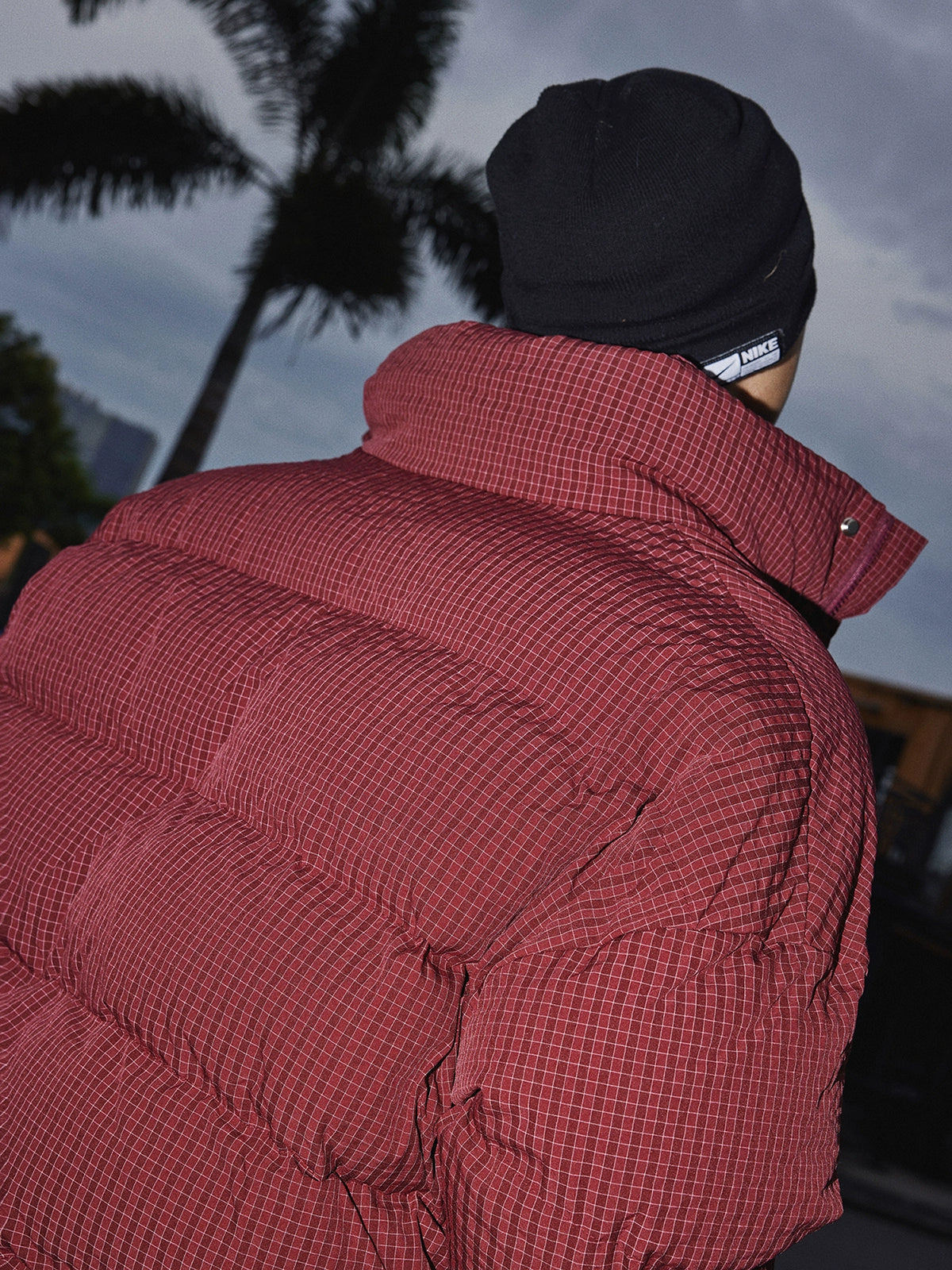 Grid Puffer Jacket