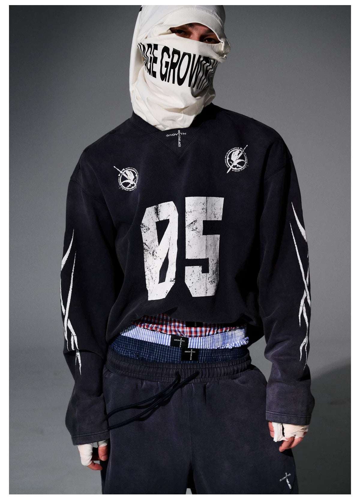 Blackout 05 Distressed Long Sleeve Tee