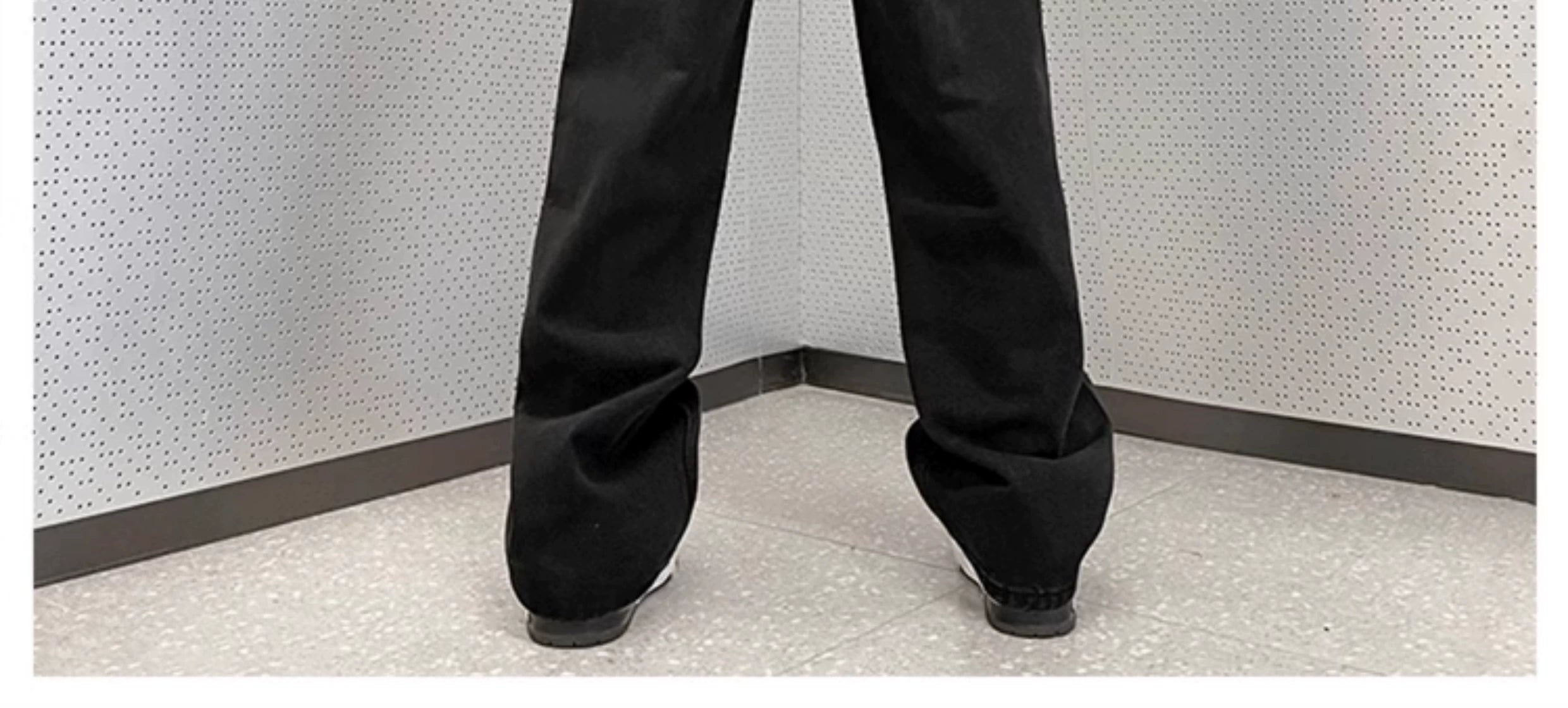 Distressed Wide-Leg Jeans