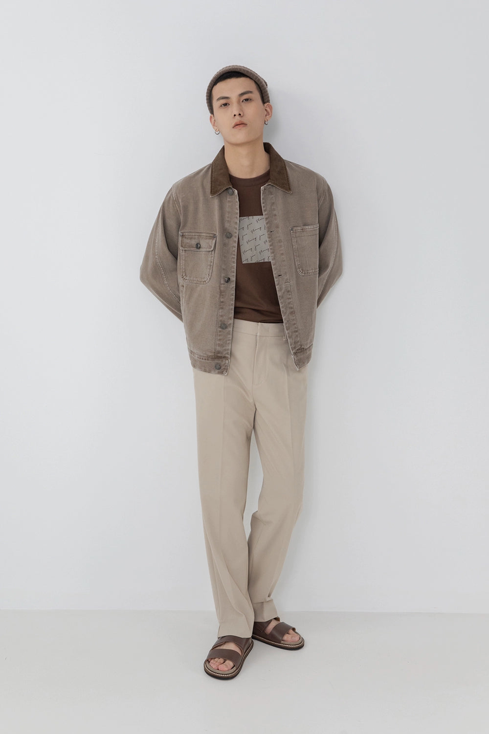 Split Hem Straight Pants