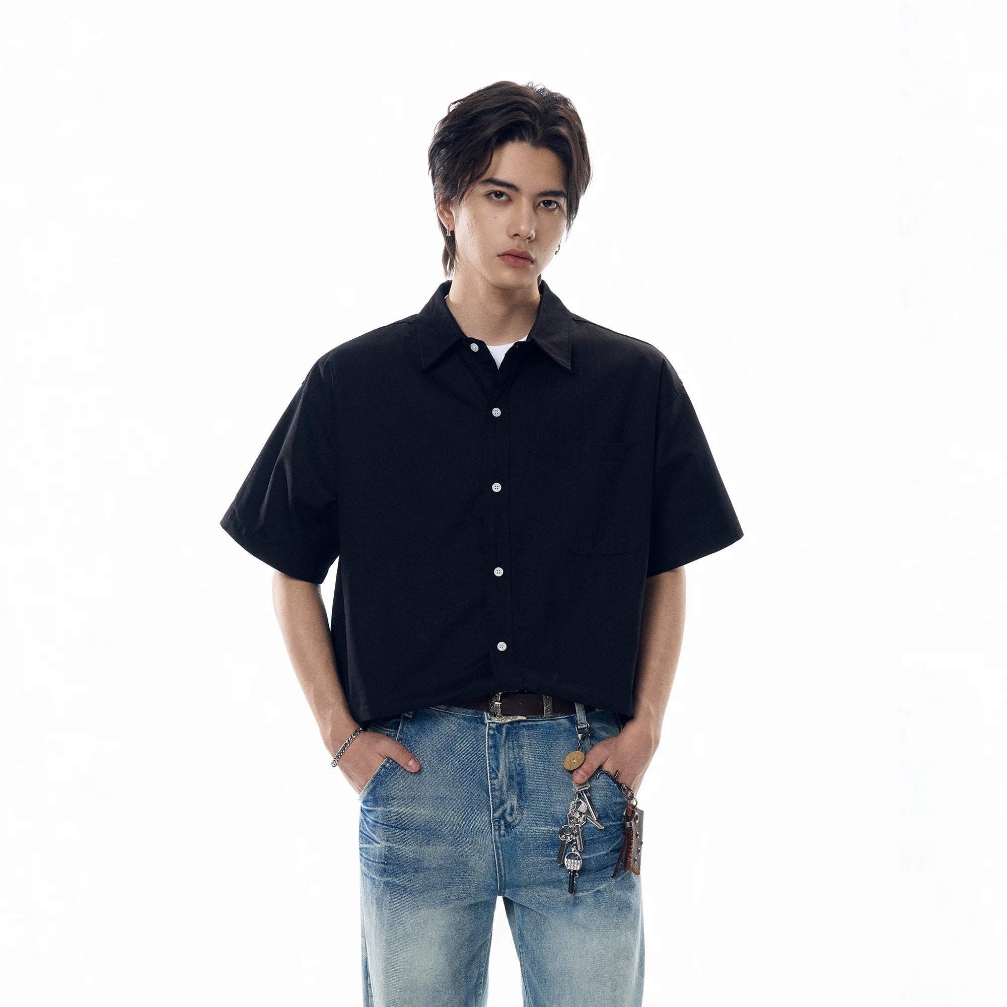 Clean Slate Boxy Short-Sleeve Shirt